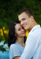 Image showing couple in summer park