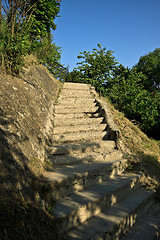 Image showing old stone stairway