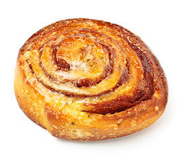 Image showing sweet bun with cinnamon