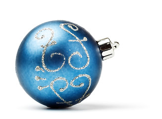 Image showing blue decoration ball