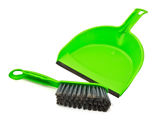 Image showing cleaning set isolated on white
