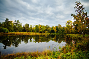 Image showing autumn on a lake