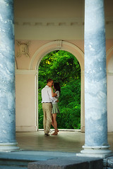 Image showing couple dancing in old park theater