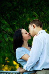 Image showing young couple in the park