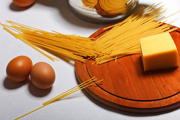 Image showing cooking spaghetti