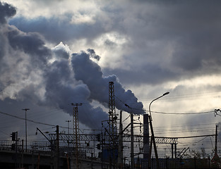 Image showing industrial landscape