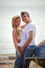 Image showing couple on a beach