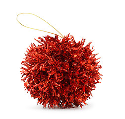 Image showing red decoration ball