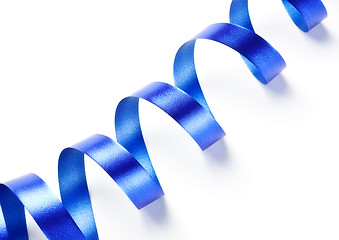 Image showing blue ribbon serpentine