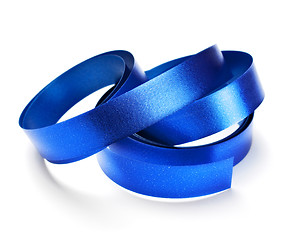 Image showing blue ribbon