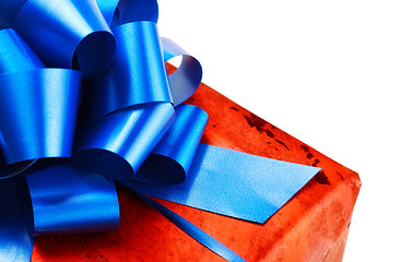 Image showing part of red gift box