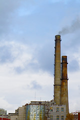Image showing factory smokestack tube