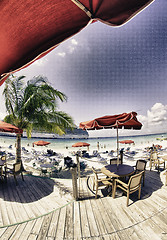 Image showing Colors of Grand Turk Beach