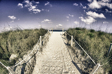 Image showing Detail of South Pointe in Miami Beach