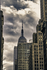 Image showing Skyscrapers of New York City in Winter