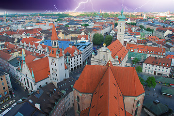 Image showing Storm approaching Munich, Germany