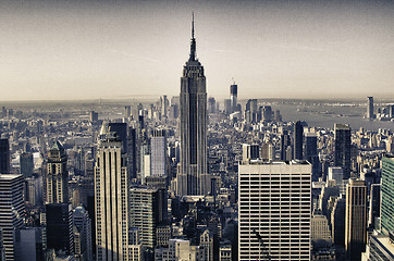 Image showing Skyscrapers of New York City in Winter