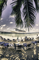 Image showing Beach of Grand Turk, Caribbean