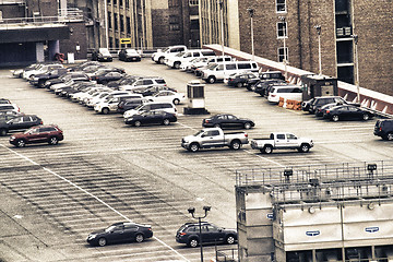 Image showing Elevated open Parking in New York City, U.S.A.