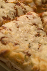 Image showing four cheese pizza