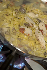 Image showing garlic chicken alfredo