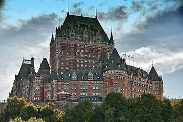 Image showing Majesty of Chateau de Frontenac, Quebec City