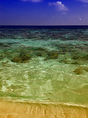 Image showing Colors of Maldives Waters