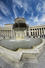Image showing Sky Colors over Piazza San Pietro, Vatican City