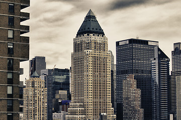 Image showing Skyscrapers of New York City in Winter