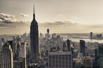 Image showing Skyscrapers of New York City in Winter