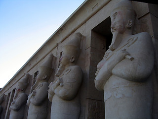 Image showing Row Of Egyptian Columns
