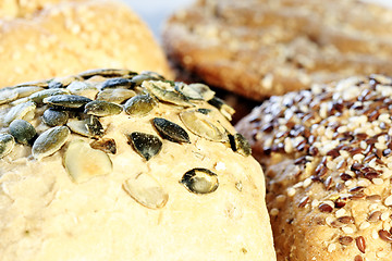 Image showing Assortment of baked bread