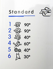 Image showing Laundry instruction.