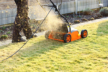 Image showing Using a scarifier