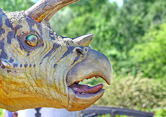 Image showing Triceratops portrait