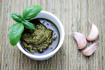 Image showing pesto sauce