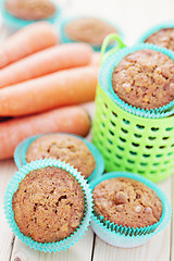 Image showing carrot muffins