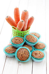 Image showing carrot muffins
