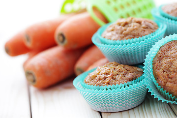 Image showing carrot muffins