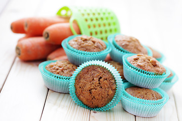 Image showing carrot muffins