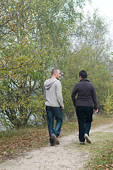 Image showing Walk in the forest