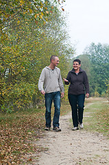 Image showing Walk in the forest