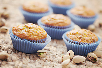 Image showing pistachio muffins