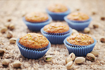 Image showing pistachio muffins