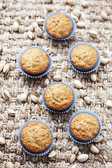 Image showing pistachio muffins