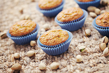 Image showing pistachio muffins