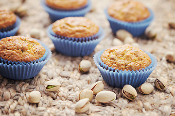 Image showing pistachio muffins