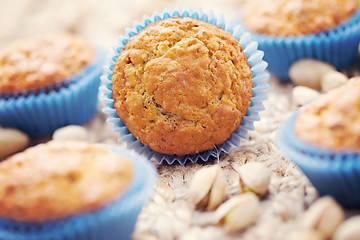 Image showing pistachio muffins