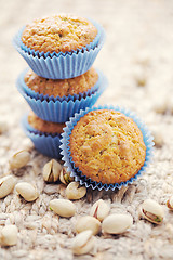 Image showing pistachio muffins