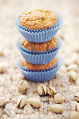 Image showing pistachio muffins